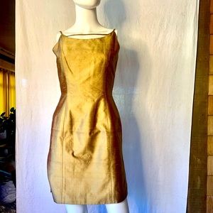 VINTAGE TAHARI SILK MINI DRESS